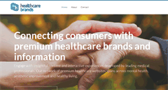 Desktop Screenshot of healthcarebrands.com
