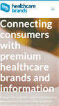 Mobile Screenshot of healthcarebrands.com